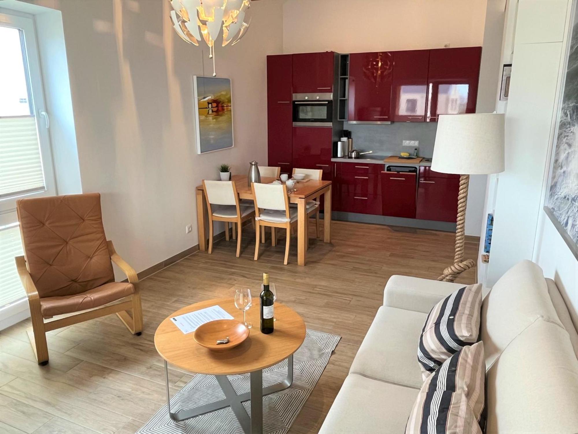 Apartment Sonnendeck, Am Alten Deich 22 단가스트 외부 사진