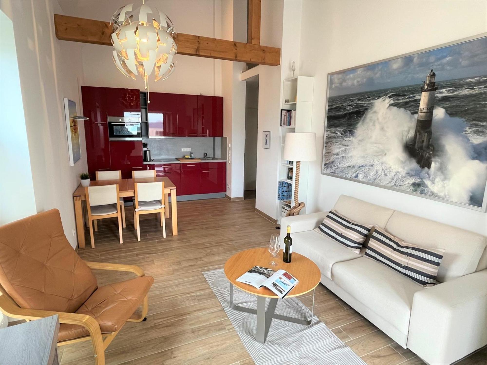 Apartment Sonnendeck, Am Alten Deich 22 단가스트 외부 사진